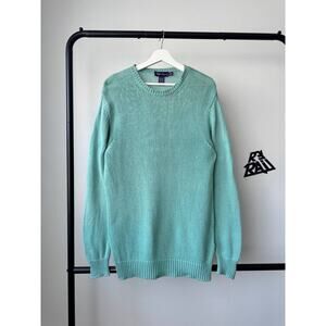 Ralph Lauren Purple Label Cotton Silk Cashmere Sweater Large L